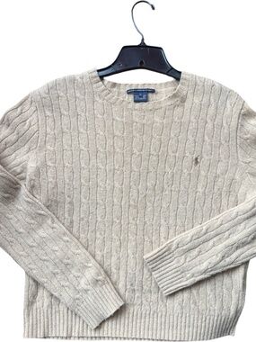 VINTAGE RALPH LAUREN CABLE-KNIT SWEATER